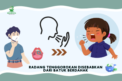 Radang Tenggorokan disebabkan dari Batuk Berdahak-distributor bharata herbal