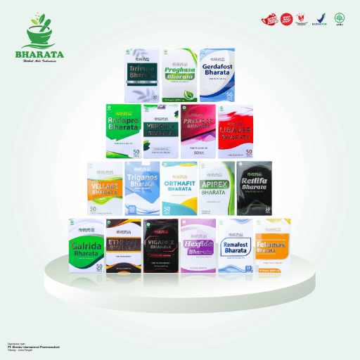 display kemasan bharata herbal